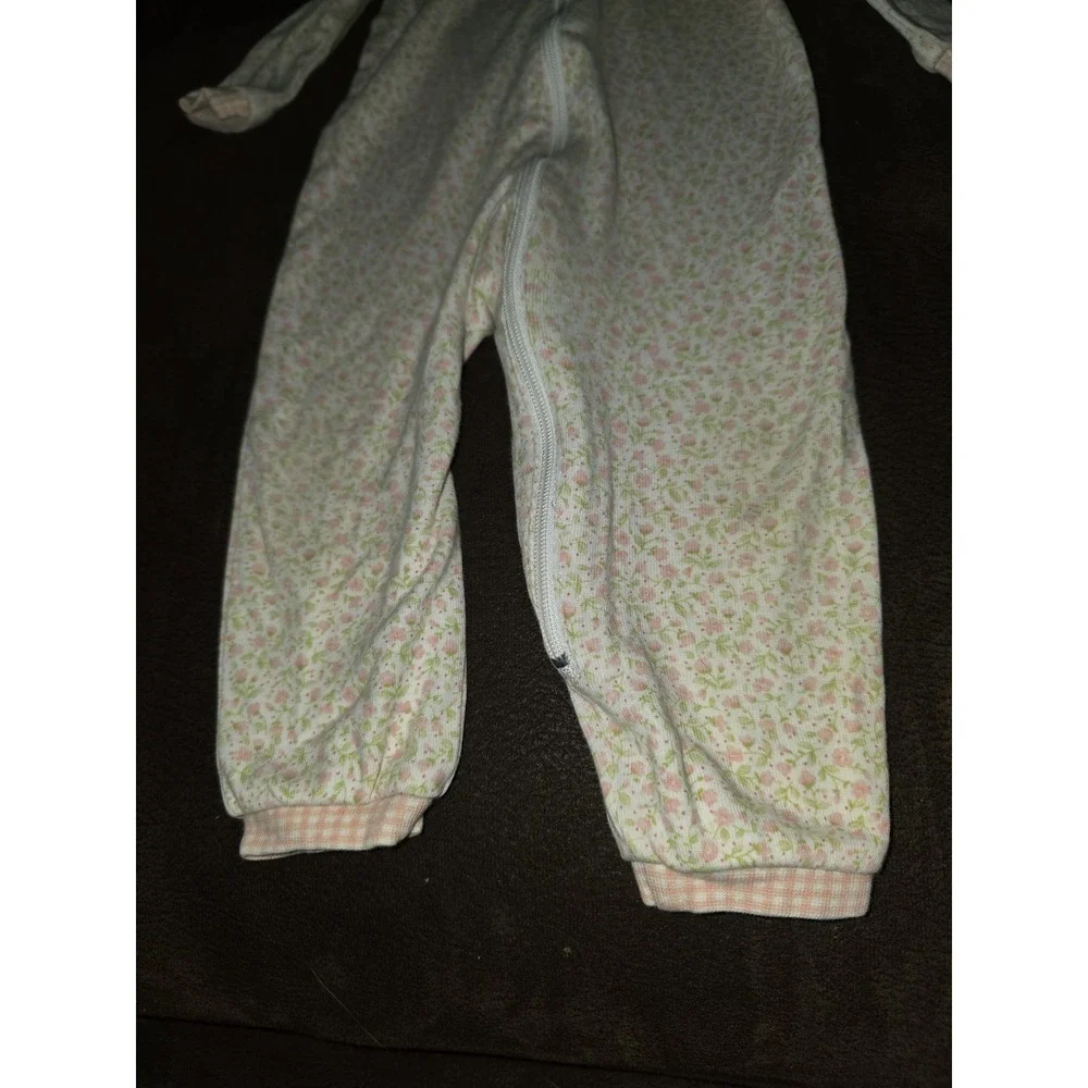 Vintage gymboree layette line garden patch sleeper pajamas gymmies 6 12 months